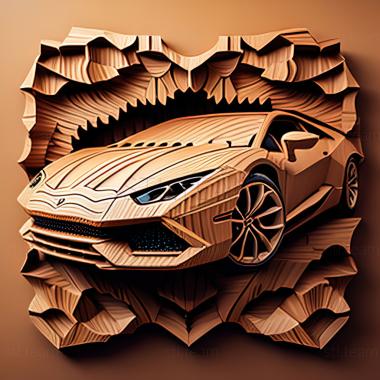 3D модель Lamborghini Huracn (STL)